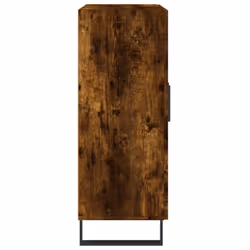 vidaXL Sideboard Storage Side Cabinet Cupboard Concrete Grey Engineered Wood - smoked oak - Additional view 6