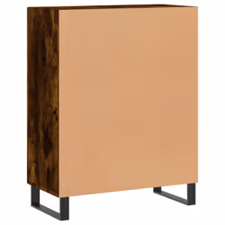 vidaXL Sideboard Storage Side Cabinet Cupboard Concrete Grey Engineered Wood - smoked oak - Additional view 7