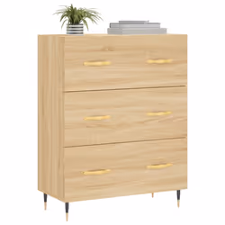 vidaXL Sideboard Storage Side Cabinet Cupboard Sonoma Oak Engineered Wood