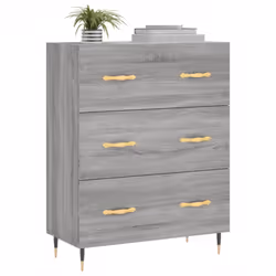 vidaXL Sideboard Storage Side Cabinet Cupboard Grey Sonoma Engineered Wood