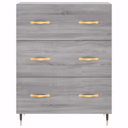 vidaXL Sideboard Storage Side Cabinet Cupboard Grey Sonoma Engineered Wood - Additional view 4