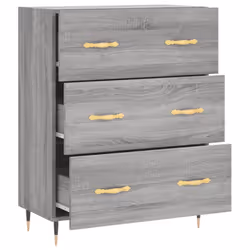 vidaXL Sideboard Storage Side Cabinet Cupboard Grey Sonoma Engineered Wood - Additional view 5