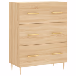 vidaXL Sideboard Storage Side Cabinet Cupboard Sonoma Oak Engineered Wood