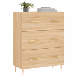 vidaXL Sideboard Storage Side Cabinet Cupboard Sonoma Oak Engineered Wood