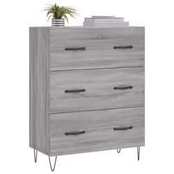 vidaXL Sideboard Storage Side Cabinet Cupboard Grey Sonoma Engineered Wood - Additional view 2