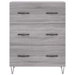 vidaXL Sideboard Storage Side Cabinet Cupboard Grey Sonoma Engineered Wood - Additional view 4