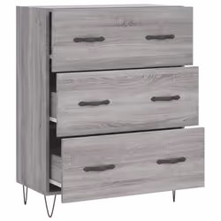 vidaXL Sideboard Storage Side Cabinet Cupboard Grey Sonoma Engineered Wood - Additional view 5
