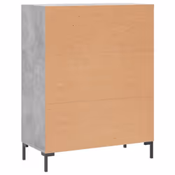 vidaXL Sideboard Storage Side Cabinet Cupboard Concrete Grey Engineered Wood - Additional view 7