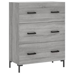 vidaXL Sideboard Storage Side Cabinet Cupboard Grey Sonoma Engineered Wood
