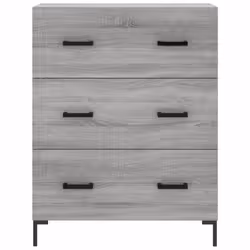 vidaXL Sideboard Storage Side Cabinet Cupboard Grey Sonoma Engineered Wood - Additional view 4