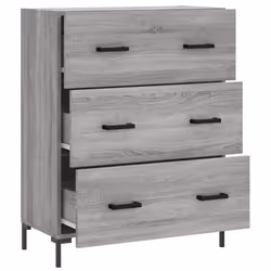vidaXL Sideboard Storage Side Cabinet Cupboard Grey Sonoma Engineered Wood - Additional view 5