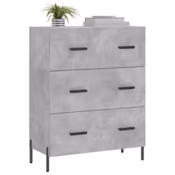 vidaXL Sideboard Storage Side Cabinet Cupboard Concrete Grey Engineered Wood