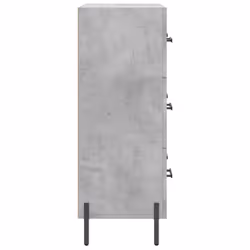 vidaXL Sideboard Storage Side Cabinet Cupboard Concrete Grey Engineered Wood - Additional view 6
