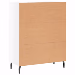 vidaXL Sideboard Storage Cabinet Cupboard High Gloss White Engineered Wood - Additional view 7