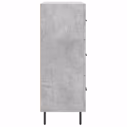 vidaXL Sideboard Storage Side Cabinet Cupboard Concrete Grey Engineered Wood - Additional view 6