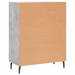vidaXL Sideboard Storage Side Cabinet Cupboard Concrete Grey Engineered Wood - Additional view 7