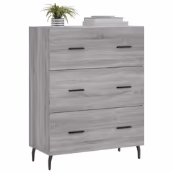 vidaXL Sideboard Storage Side Cabinet Cupboard Grey Sonoma Engineered Wood