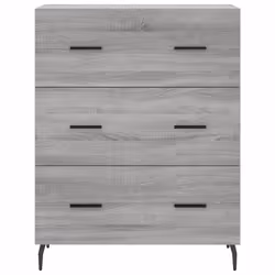 vidaXL Sideboard Storage Side Cabinet Cupboard Grey Sonoma Engineered Wood - Additional view 4