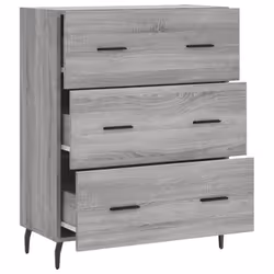 vidaXL Sideboard Storage Side Cabinet Cupboard Grey Sonoma Engineered Wood - Additional view 5