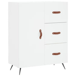 vidaXL Sideboard Storage Cabinet Cupboard Side Cabinet White Engineered Wood
