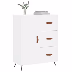 vidaXL Sideboard Storage Cabinet Cupboard Side Cabinet White Engineered Wood