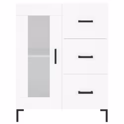 vidaXL Sideboard Storage Cabinet Side Cabinet Cupboard White Engineered Wood - white - Additional view 4