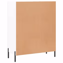 vidaXL Sideboard Storage Cabinet Side Cabinet Cupboard White Engineered Wood - high gloss white - Additional view 7