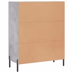 vidaXL Sideboard Storage Cabinet Side Cabinet Cupboard White Engineered Wood - concrete grey - Additional view 7