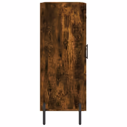 vidaXL Sideboard Storage Cabinet Side Cabinet Cupboard White Engineered Wood - smoked oak - Additional view 6