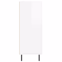 vidaXL Sideboard Storage Cabinet Side Cabinet Cupboard White Engineered Wood - high gloss white - Additional view 6