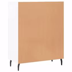 vidaXL Sideboard Storage Cabinet Side Cabinet Cupboard White Engineered Wood - high gloss white - Additional view 7