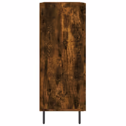 vidaXL Sideboard Storage Cabinet Side Cabinet Cupboard White Engineered Wood - smoked oak - Additional view 6