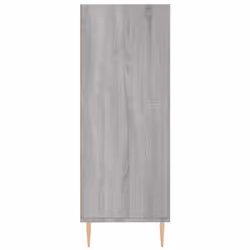vidaXL Bookcase Sideboard Storage Unit Bookshelf Sonoma Oak Engineered Wood - grey sonoma - Additional view 4