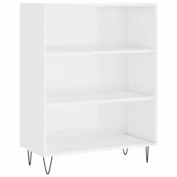 VidaXL 828358, White, Metal, Wood, 695 mm, 325 mm, 900 mm