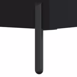 vidaxL Shelf Cabinet Bookcase Side Cabinet Storage Bookshelf Engineered Wood - black - Additional view 6