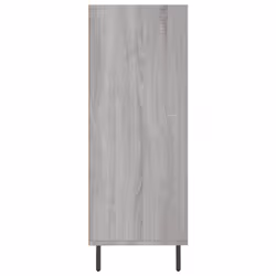 vidaxL Shelf Cabinet Bookcase Display Shelves Storage White Engineered Wood - grey sonoma - Additional view 4