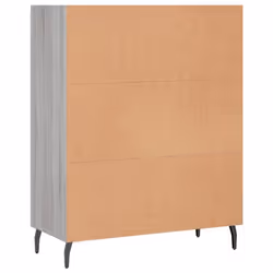 vidaxL Shelf Cabinet Bookcase Display Shelves Storage White Engineered Wood - grey sonoma - Additional view 5