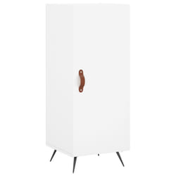 vidaXL Sideboard Storage Cabinet Side Cabinet Cupboard White Engineered Wood - white