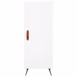 vidaXL Sideboard Storage Cabinet Side Cabinet Cupboard White Engineered Wood - white - Additional view 5