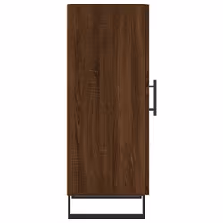vidaXL Sideboard Storage Cabinet Side Cabinet Cupboard White Engineered Wood - brown oak - Additional view 6