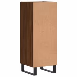 vidaXL Sideboard Storage Cabinet Side Cabinet Cupboard White Engineered Wood - brown oak - Additional view 7