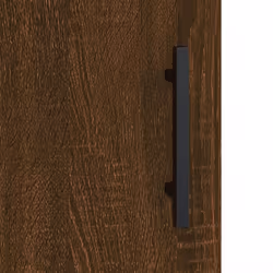 vidaXL Sideboard Storage Cabinet Side Cabinet Cupboard White Engineered Wood - brown oak - Additional view 9