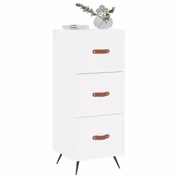vidaXL Sideboard Storage Cabinet Cupboard Side Cabinet White Engineered Wood