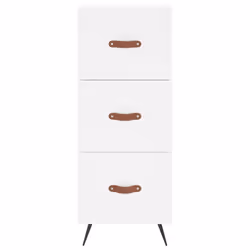 vidaXL Sideboard Storage Cabinet Cupboard Side Cabinet White Engineered Wood - Additional view 5