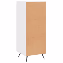 vidaXL Sideboard Storage Cabinet Cupboard High Gloss White Engineered Wood - Additional view 7