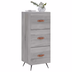 vidaXL Sideboard Storage Side Cabinet Cupboard Grey Sonoma Engineered Wood