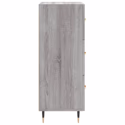 vidaXL Sideboard Storage Cabinet Cupboard Side Cabinet White Engineered Wood - grey sonoma - Additional view 6