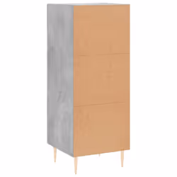 vidaXL Sideboard Storage Cabinet Cupboard Side Cabinet White Engineered Wood - concrete grey - Additional view 7