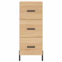 vidaXL Sideboard Storage Side Cabinet Cupboard Sonoma Oak Engineered Wood - Additional view 5