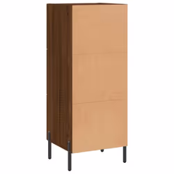 vidaXL Sideboard Hall Storage Side Cabinet Cupboard Brown Oak Engineered Wood - Additional view 7